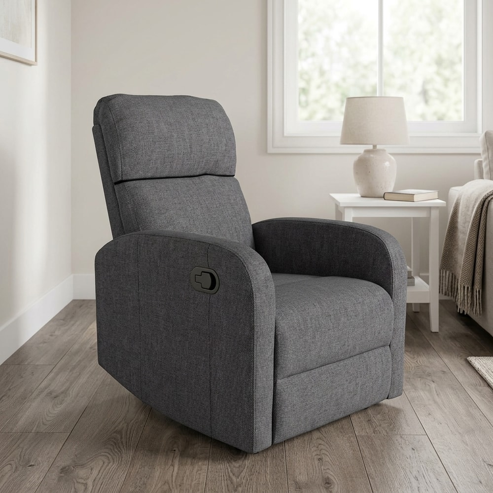 Sillón Relax Manual Tapizado Gris
