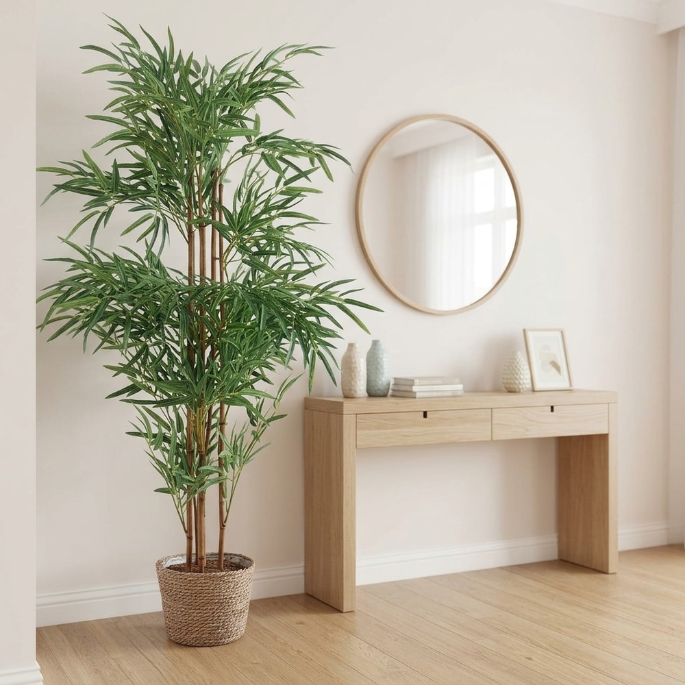 Planta de Bambú Artificial Decorativa