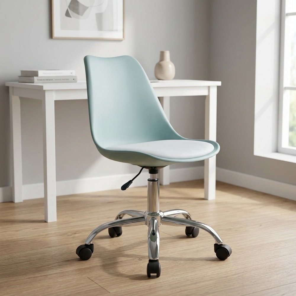 Silla de escritorio regulable con ruedas