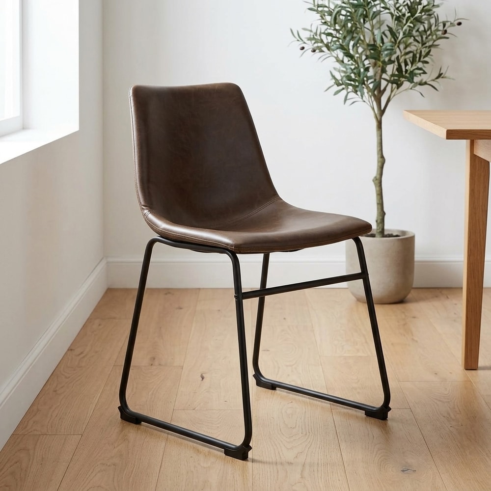 Silla Comedor Estilo Industrial Marrón