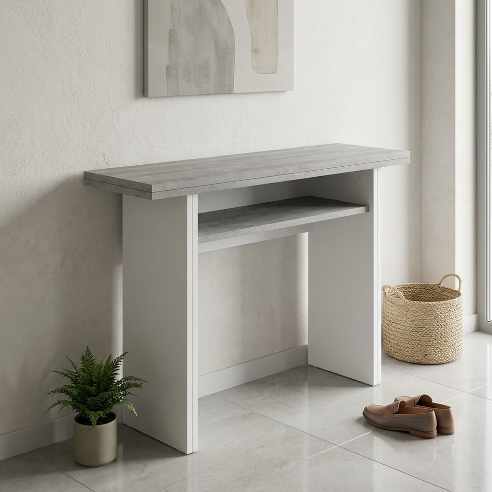 Mesa consola extensible a comedor