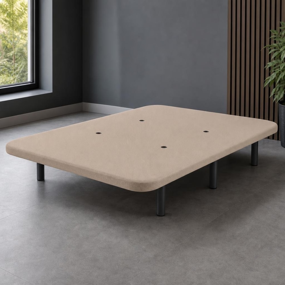 Base tapizada 3D beige con 4 aireadores