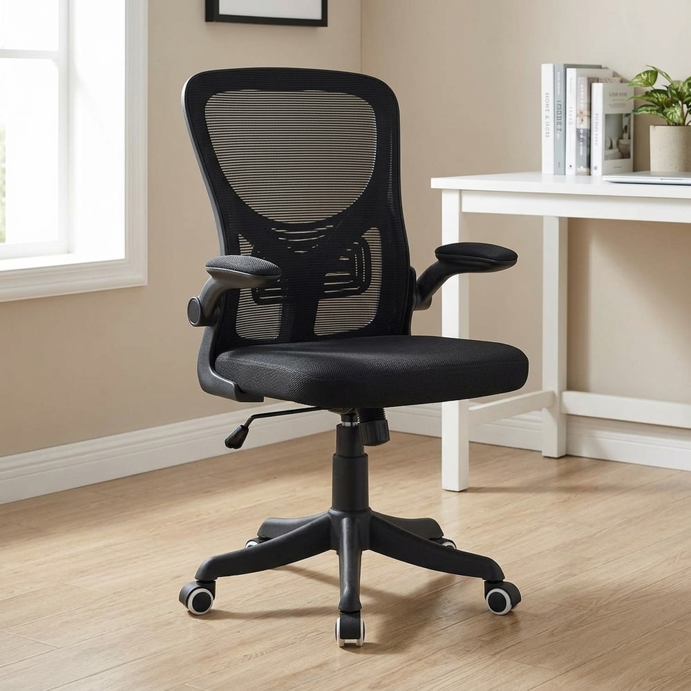 Silla de oficina ergonómica negra