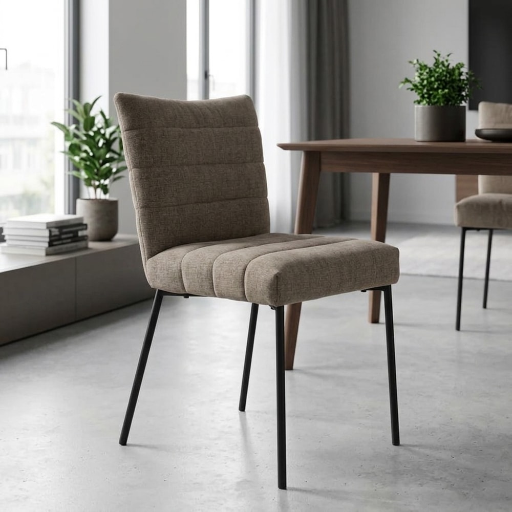 Silla de Comedor Tapizada Moca