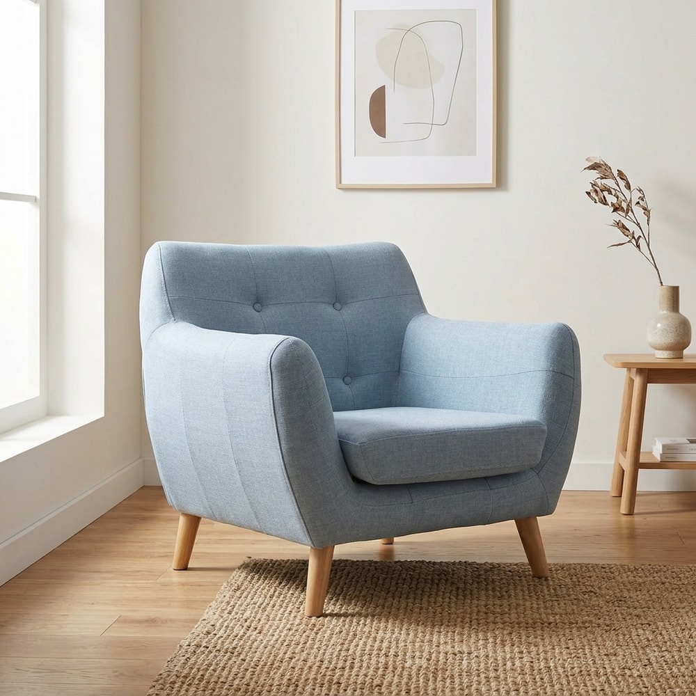 Sillón Nórdico Vintage Azul