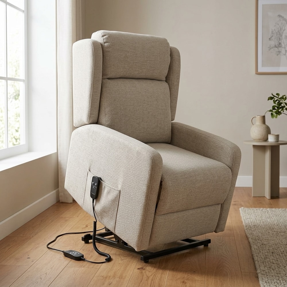 Sillón Relax Eléctrico Power Lift Beige