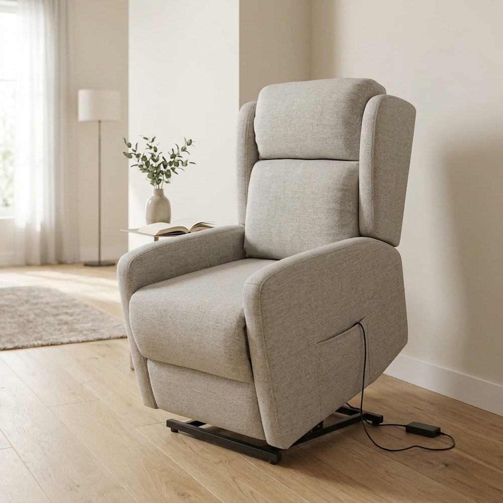 Sillón Relax Levanta Personas Motorizado Beige