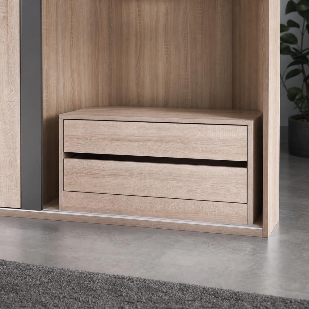 Cajonera de armario con 2 cajones Cambria