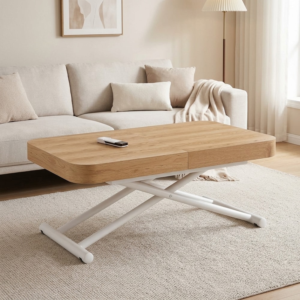 Mesa de centro elevable eléctrica y extensible
