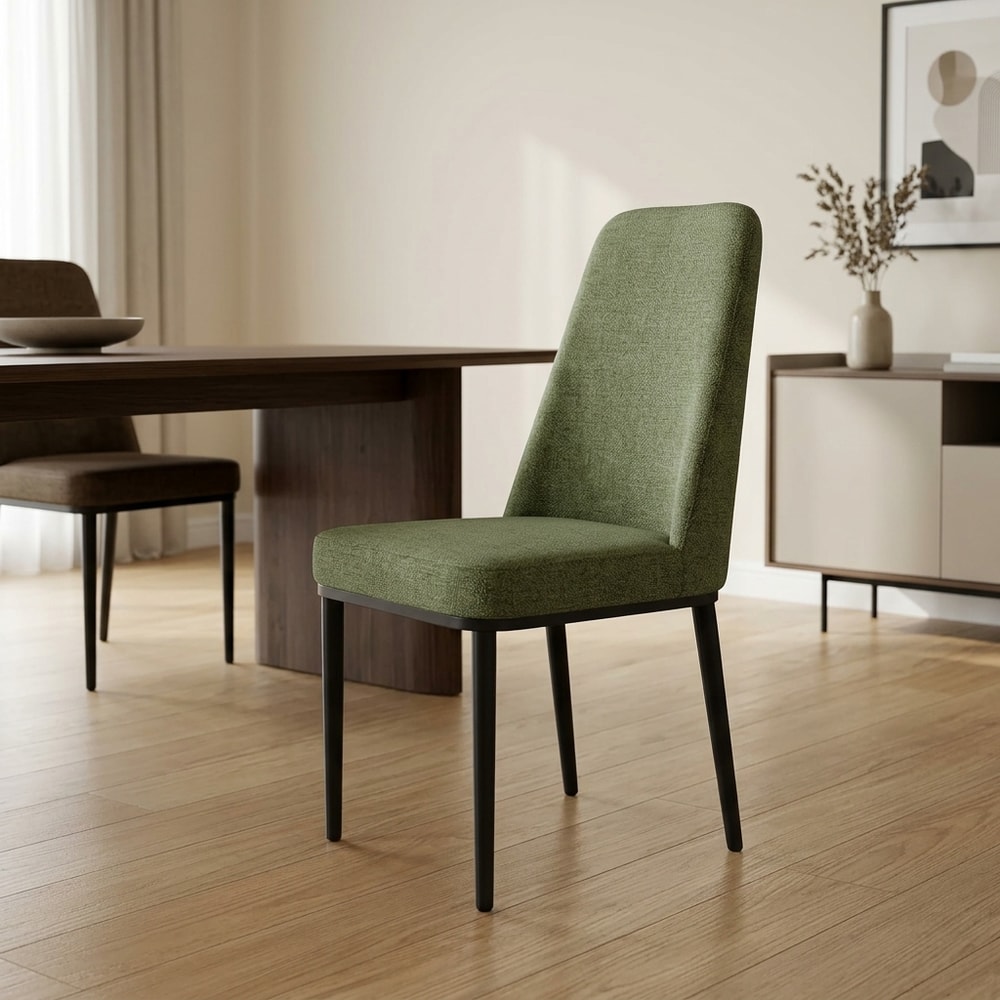 Pack 4 sillas de Comedor Tapizada Verde