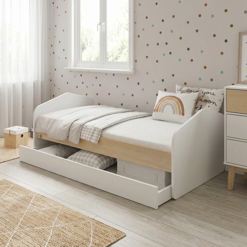 Cama Nido Juvenil Blanca con Cama Inferior
