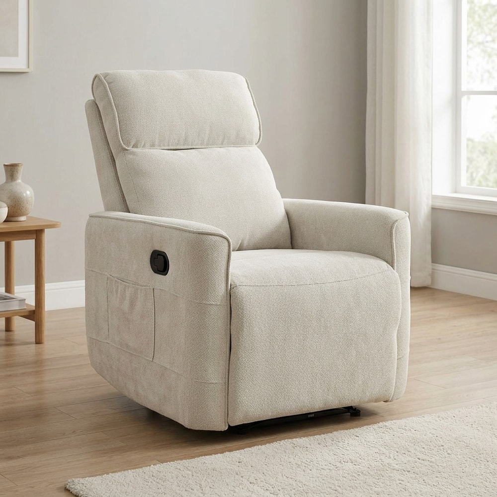 Sillón Relax Manual de Tela con Bolsillo