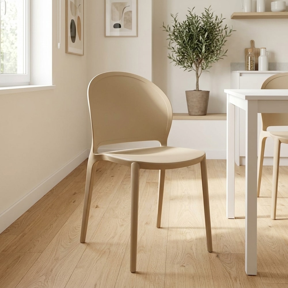 Silla de Comedor Apilable Polipropileno