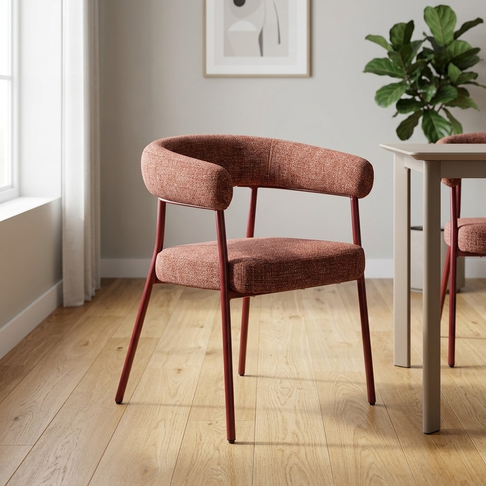 Silla de Comedor Tapizada con Brazos