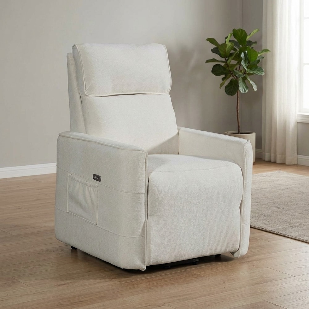 Sillón Relax Power Lift Tela Arena