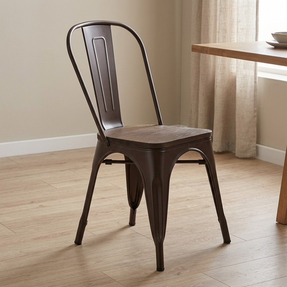 Silla de comedor industrial apilable