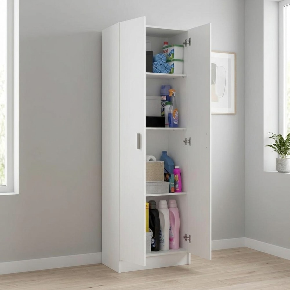 Armario Multiusos 2 Puertas Blanco