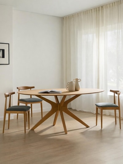Mesa de comedor Moore beige