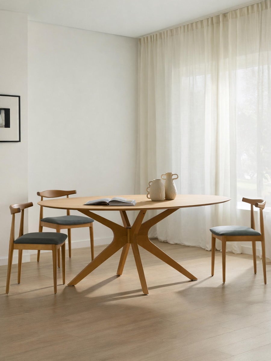 Mesa de comedor Moore beige