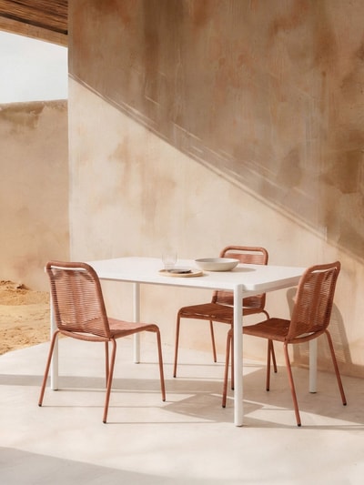 Mesa de exterior Elma gris