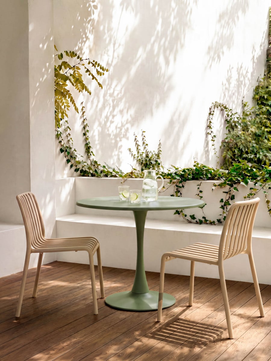 Mesa de exterior Numa verde