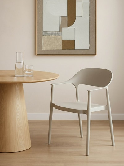 Silla de comedor Brunel beige
