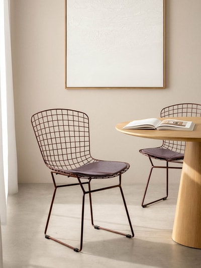Silla de comedor Mondra rojo