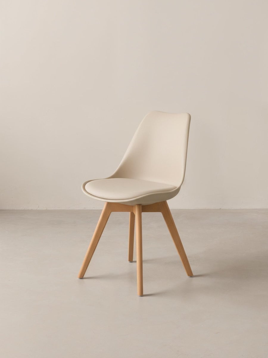 Silla de comedor Scandinavian beige
