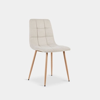 Silla de comedor Ailan beige