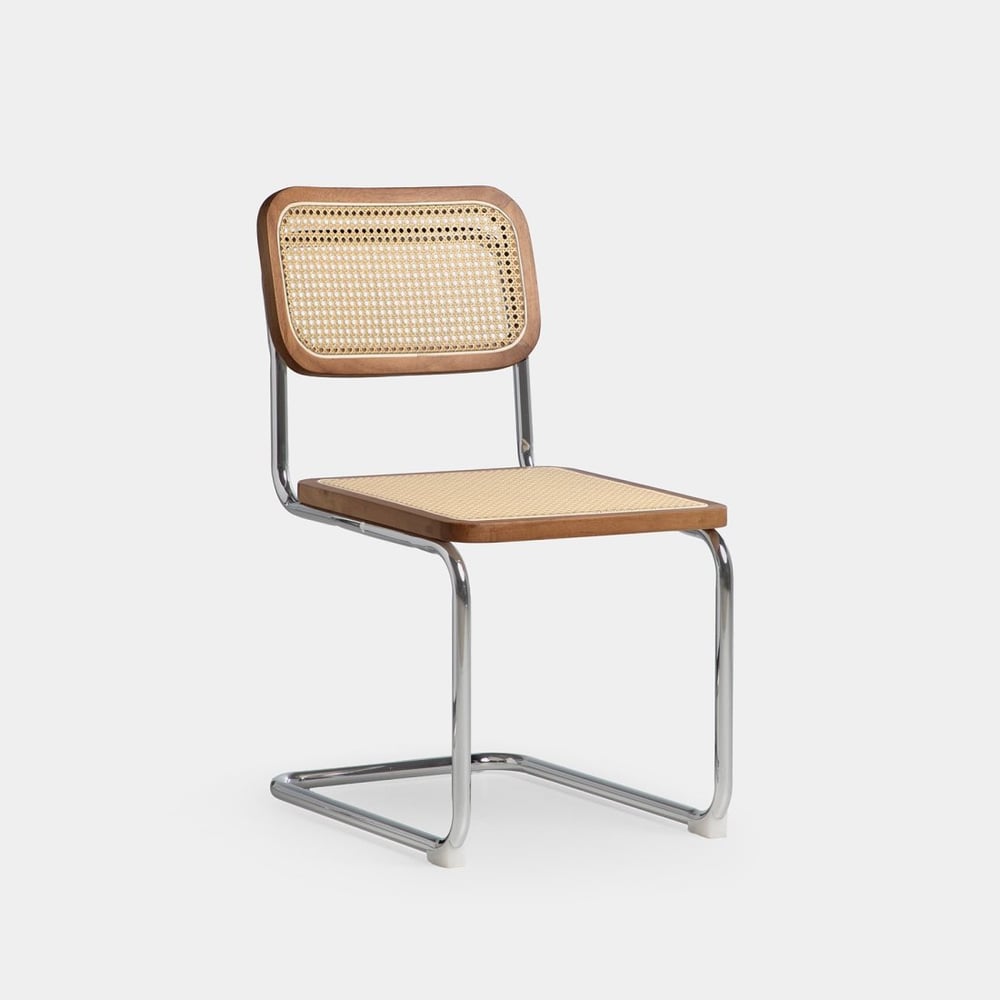 Silla de comedor Keila marrón