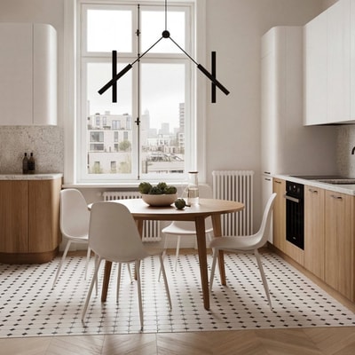Silla de comedor Nina verde