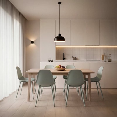 Silla de comedor Nina verde