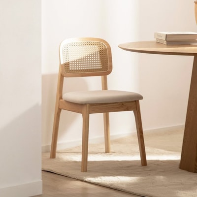 Silla de comedor Tove beige