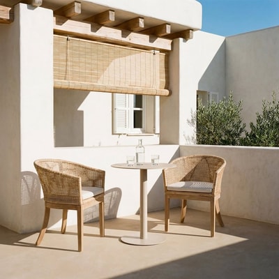 Silla de exterior Alen beige