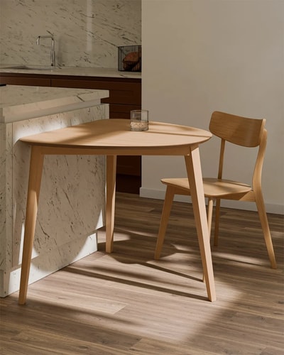 Mesa de comedor Katwa - Roble beige