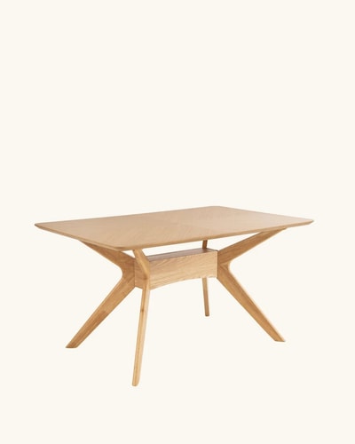 Mesa de comedor Naina - Roble 180 beige