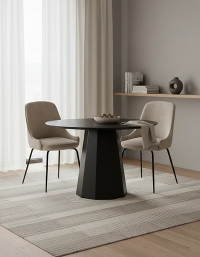 Mesa de comedor Shirley - Negro