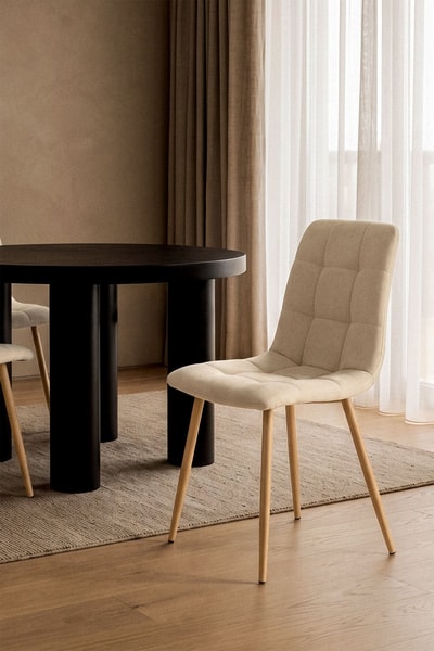 Silla de comedor tapizada Vielira